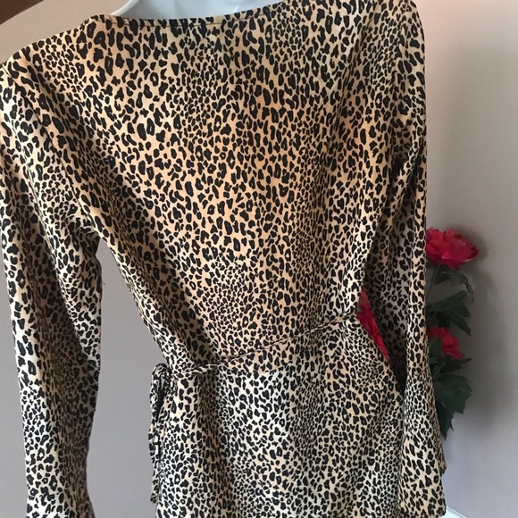 Leopard print wrap dress - Picture 4 of 4